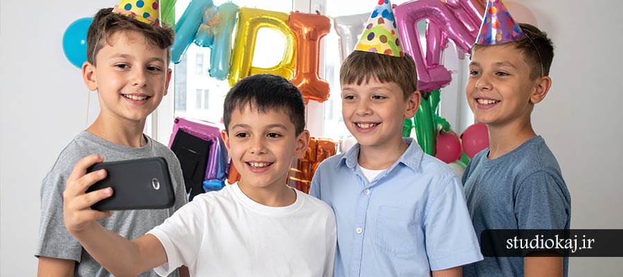 ایده عکاسی تولد در خانه