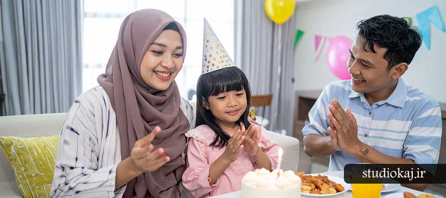 ایده عکاسی تولد در خانه